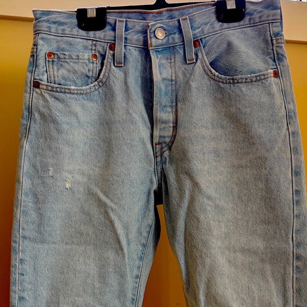 Levi’s 501’s. Size 27S